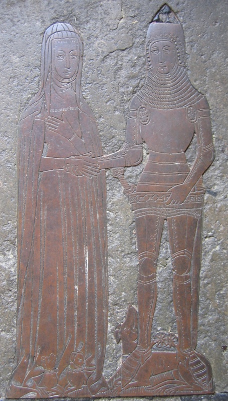 Thomas de Freville and wife 1400